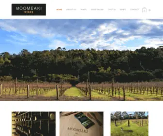 Moombaki.com(Moombaki Wines) Screenshot