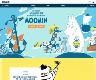 Moomin.com(Moominvalley) Screenshot