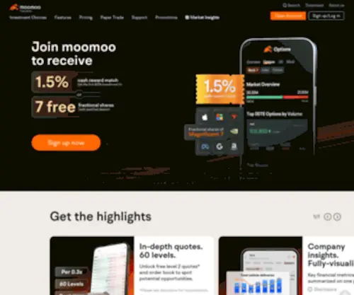 MooMoo.com(Online Trading Platform) Screenshot