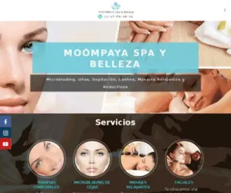 Moompaya.com(Moompaya Spa en Guadalajara) Screenshot