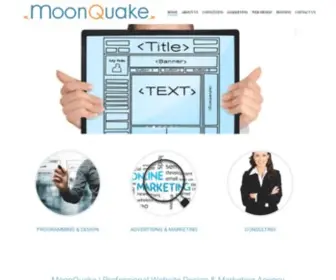 Moon-Quake.com(Web Design) Screenshot