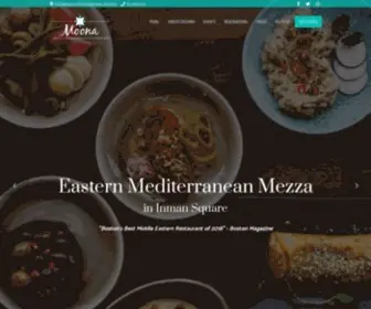 Moonarestaurant.com(Eastern Mediterranean Mezza in Inman Square) Screenshot