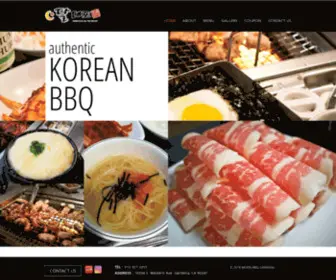 MoonbbQgardena.com(MOON BBQ) Screenshot