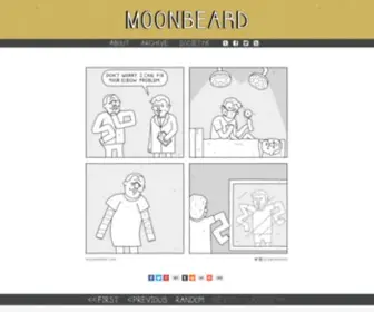 Moonbeard.com(Internet Comic) Screenshot