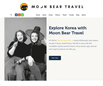 Moonbeartravel.com(Pinpoint Korea) Screenshot