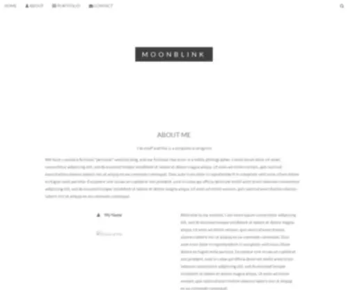 Moonblink.com(W3.CSS Template) Screenshot