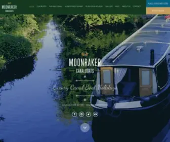 Moonboats.co.uk(Luxury widebeam canal boat holidays) Screenshot