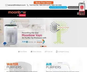Moonbowliving.com(Moonbow Water Purifiers and Air Purifiers) Screenshot
