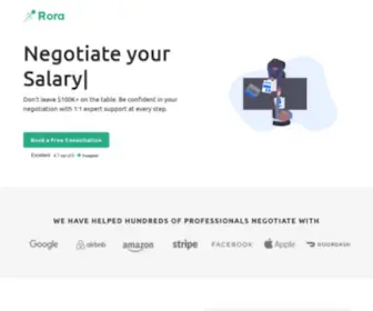 Moonchaser.io(Salary Negotiation for Tech Professionals) Screenshot