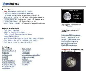 Moonconnection.com(Moon Information Resource And Guide) Screenshot