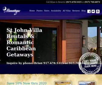 Mooncottage.com(St John Luxury Villa Vacation Rentals) Screenshot