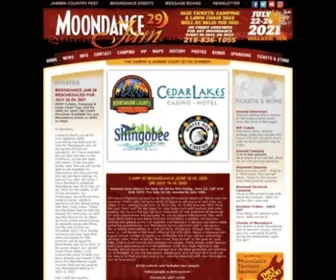 Moondancejam.com(Moondance Jam 29) Screenshot