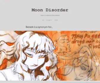 Moondisorder.com(There's a method to the madness) Screenshot