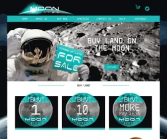 Moonestates.com(Buy land on the Moon) Screenshot