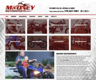 Mooneymotorsports.com(Mooney Motorsports is located in Smyrna) Screenshot