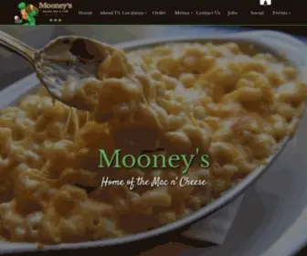 Mooneys.com(Mooney's Sports Bar and Grill) Screenshot