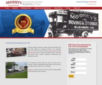 Mooneysmoving.com(Montgomery County Moving Company) Screenshot