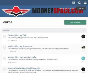 Mooneyspace.com(A community for Mooney aircraft owners and enthusiasts) Screenshot