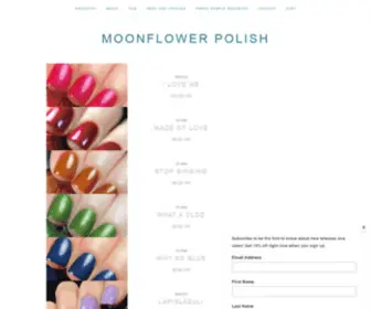 Moonflowerpolish.com(Moonflower Polish) Screenshot