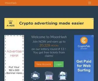 Moonhash.cc(Earn Crypto) Screenshot