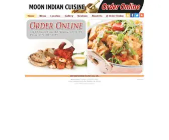 Moonindian.com(Moon Indian Cuisine) Screenshot