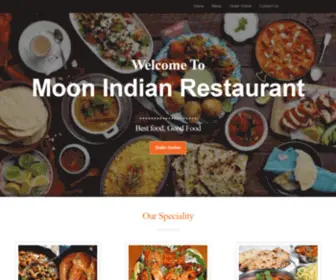 Moonindianhaywardca.com(Moon Indian Restaurant) Screenshot