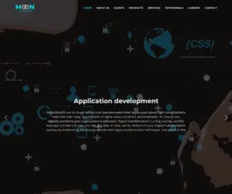 Moonitsolutions.com(Top Notch Software Solutions Provider in Dallas Metro Area) Screenshot