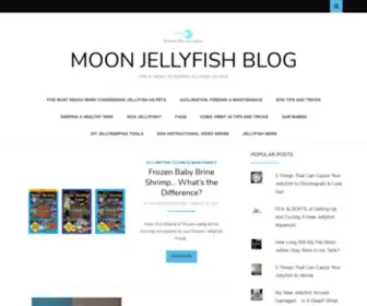 Moonjellyfishblog.com(Moon jellyfish blog) Screenshot