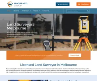 Moonland.com.au(Land Surveyors Melbourne) Screenshot