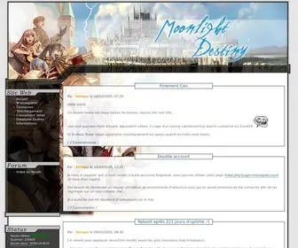 Moonlight-Destiny.fr(Moonlight Destiny) Screenshot