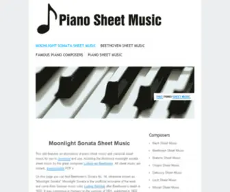 Moonlight-Sonata-Sheet-Music.com(Moonlight Sonata Sheet Music) Screenshot