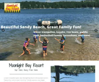 Moonlightbayresort.com(Traverse City Resort) Screenshot