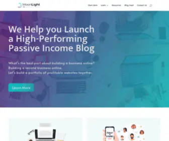 Moonlightjo.com(Helping Digital Entrepreneurs Build Online Businesses) Screenshot
