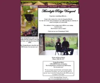 Moonlightridgevineyard.com(Moonlight Ridge Vineyard) Screenshot