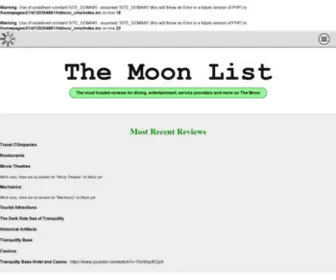 Moonlist.org(Moonlist) Screenshot