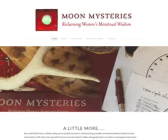 Moonmysteries.com(Moon Mysteries) Screenshot