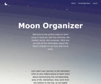 Moonorganizer.com(Moon Organizer Home) Screenshot