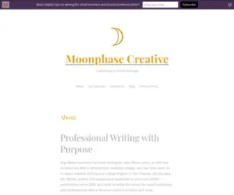 Moonphasecreative.com(Moonphase Creative) Screenshot