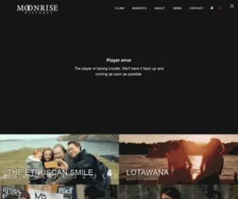 Moonrisepictures.eu(MOONRISE PICTURES is an independent entertainment company specializing in production) Screenshot