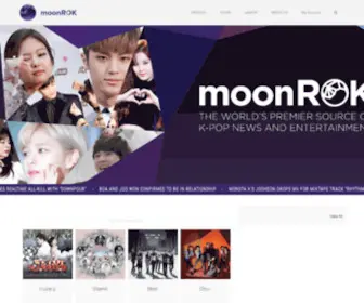 Moonrok.com(MoonROK is the world's premier English source of Kpop news and entertainment) Screenshot