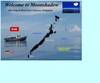 Moonshadow.ch(Tubbataha Moonshadow liveaboards Tubbataha. Moonshadow boat tours Puerto Princesa) Screenshot