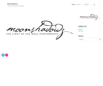 Moonshadowz.com(The light and soul of photography) Screenshot