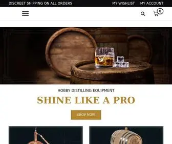 Moonshinestillpro.com(Copper Whiskey Pot Stills) Screenshot