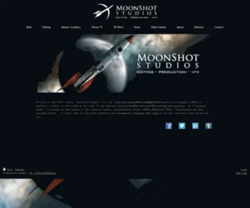 Moonshotstudios.com(MoonShot Studios) Screenshot