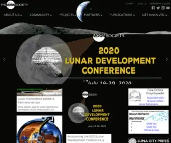 Moonsociety.org(The Moon Society) Screenshot