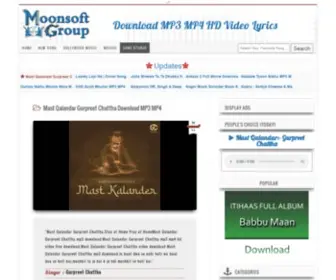 Moonsoftgroup.com(Download songs in Mp3 Mp4 hd Video) Screenshot