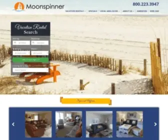 Moonspinner.com(Panama City Beach Condo Rental) Screenshot