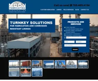 Moontanks.com(Moon Fabricating Corporation) Screenshot