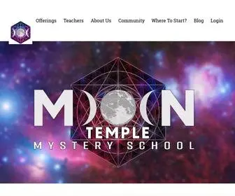 Moontempleschool.com(Moon Temple Mystery School) Screenshot