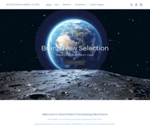 Moontoken.shop(MoonToken Merch Store) Screenshot